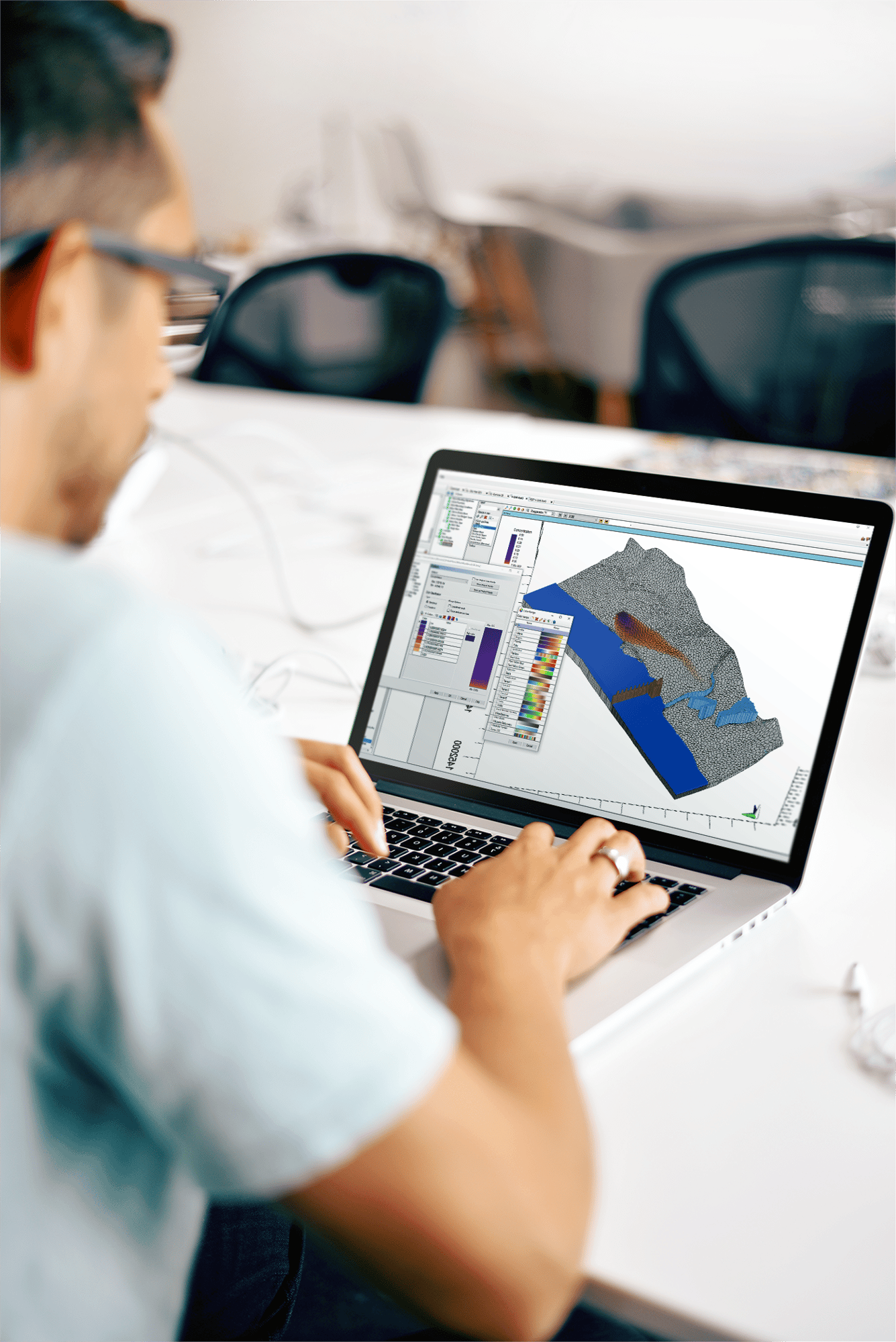 Visual Modflow Flex mockup laptop wst